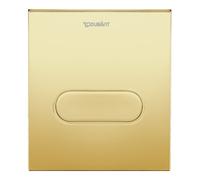 Duravit Duravit Plaque de commande DuraSystem 13,1x15 cm, mécanique, pour Uri A1, or poli Quantité:1