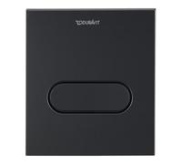 Duravit Duravit Plaque de commande DuraSystem 13,1x15cm, méc., pour Uri. A1, noir mat Quantité:1