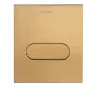 Duravit Duravit Plaque de commande DuraSystem 13,1x15cm, mécanique, pour Uri A1, bronze brossé Quantité:1