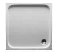 Duravit Duravit Plateau de douche Quadrat D-Code 100x100x8,5 cm, antidérapant, blanc Quantité:1