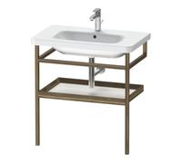 Duravit Duravit Porte-serviettes DuraStyle 74x44 cm, blanc brillant/noisette amér. avec tablette Quantité:1