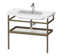 Duravit Duravit Porte-serviettes DuraStyle 94x44cm, blanc brillant/noyer américain, avec tablette Quantité:1