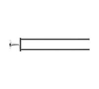 Duravit Duravit Porte-serviettes Starck T 5x46,5 cm, 2 bras, pivotant, ES courbé Quantité:1