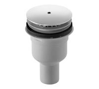 Duravit Duravit PuraVida Bonde de receveur de douche d=9cm, sortie verticale, chrome Quantité:1
