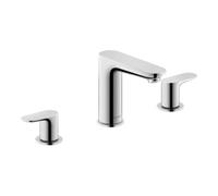 Duravit Duravit Robinet lavabo 3 trous Wave, portée 129 mm, chrome Quantité:1