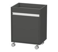 Duravit Duravit Rollcontainer Ketho 50x36x67 cm, porte à gauche, graphite mat Quantité:1