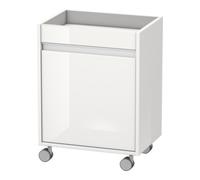 Duravit Duravit Rollcontainer Ketho 50x36x67 cm, porte droite, blanc brillant Quantité:1