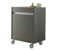 Duravit Duravit Rollcontainer Ketho 50x36x67 cm, porte droite, graphite mat Quantité:1