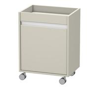 Duravit Duravit Rollcontainer Ketho 50x36x67 cm, porte droite, taupe Quantité:1