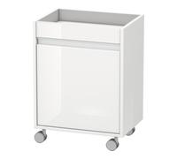 Duravit Duravit Rollcontainer Ketho 50x36x67 cm, porte gauche, blanc brillant Quantité:1