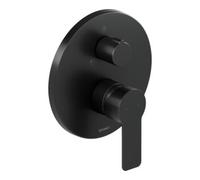 Duravit Duravit Set complet mitigeur douche encastré D-Code céramique, rond, m. comm., noir mat Quantité:1