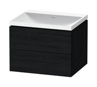 Duravit Duravit Set de meubles L-Cube 60x48x48 cm, sans robinet, blanc œuf, 2 tiroirs Quantité:1