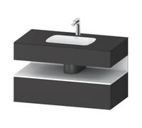 Duravit Duravit Set meuble lavabo encastré Qatego 100x55x60 cm, blanc mat avec console Quantité:1
