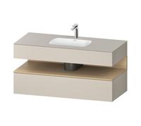 Duravit Duravit Set meuble lavabo encastré Qatego 120x55x60cm, E na/tau ma, sous-lavabo console Quantité:1