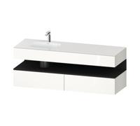 Duravit Duravit Set meuble lavabo encastré Qatego 160x50x60cm, Kon-WTU, B, B l, gris m/blanc g Quantité:1