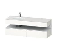 Duravit Duravit Set meuble lavabo encastré Qatego 160x50x60cm, Kon-WTU, blanc mat/blanc brillant Quantité:1