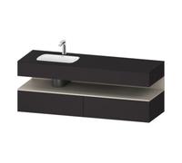 Duravit Duravit Set meuble lavabo encastré Qatego 160x50x60cm, Kon-WTU, L l, P m/Grap mat Quantité:1