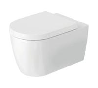 Duravit ME by Starck - WC suspendu avec abattant SoftClose, Rimless, DuraFlush, DuraShield, blanc 490709AAA1