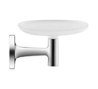 Duravit Duravit Starck T Porte-savon 14x11,9 cm, mural, verre blanc mat, or poli Quantité:1