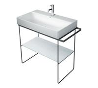 Duravit Duravit Support métallique DuraSquare 86,5x45cm, au sol, noir mat Quantité:1