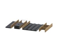 Duravit Duravit Système d'aménagement Universal Set 579x371x55 mm, naturel Oa solid, pour WTU Quantité:1