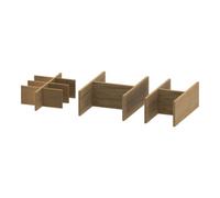 Duravit Duravit Système d'aménagement Universal Set 694x371x120mm, naturel Oa solid, pour WTU Quantité:1