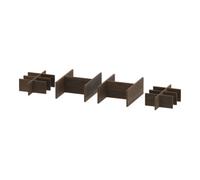 Duravit Duravit Système d'aménagement Universal Set 844x321x120mm, US Nussb mass., pour WTU Quantité:1
