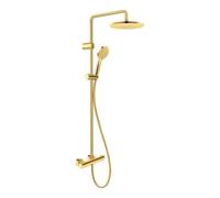 Duravit Duravit Système de douche 1000 MinusFlow Sortie 354 mm, avec thermostat, or poli Quantité:1