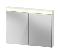 Duravit Duravit Uni Armoire miroir lit, version 101x14,8x76 cm, 16 W, 2 portes, LED Quantité:1