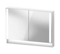 Duravit Duravit Uni Armoire miroir Type F Qatego 100x75x15,5cm, blanc mat, 2 portes, suspendue Quantité:1