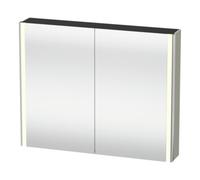 Duravit Duravit Uni-Armoire miroir XSquare 100x80x15,5 cm, 2 portes, LED, mural Quantité:1