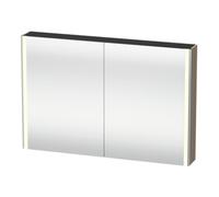 Duravit Duravit Uni-Armoire miroir XSquare 120x80x15,5 cm, blanc, 2 portes, LED, mural Quantité:1