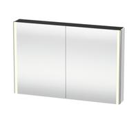 Duravit Duravit Uni-Armoire miroir XSquare 120x80x15,5 cm, blanc mat, 2 portes, LED, mural Quantité:1
