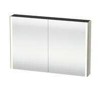 Duravit Duravit Uni-Armoire miroir XSquare 120x80x15,5cm, Taupe, 2 portes, LED, mural Quantité:1
