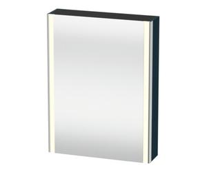 Duravit Duravit Uni-Armoire miroir XSquare 60x15x80 cm, 1 porte, sans ES, à droite, bleu satin mat Quantité:1