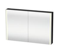 Duravit Duravit Uni-Armoire miroir XSquare prise CH 120x80x15,5cm, blanc brillant, 2 portes, LED, suspendu mural Quantité:1