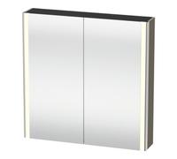 Duravit Duravit Uni-Armoire miroir XSquare prise F 80x80x15,5 cm, pour G m, 2 portes, LED, mural Quantité:1