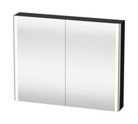 Duravit Duravit Universal Armoire miroir XSquare 100x80x15,5 cm, blanc brillant, 2 portes, LED Quantité:1