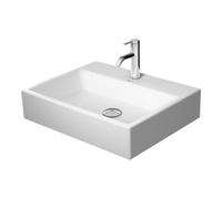 Duravit Duravit Vero Air vasque à poser biseautée 60x47 cm, sans trop-plein, avec trop-plein, avec perçage, blanc Quantité:1