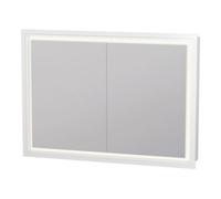 Duravit Duravit Vis pour panneau avec arrêt de porte L-Cube LED, 100x70x15,5 cm, graphite mat Quantité:1