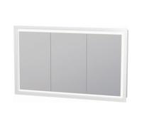 Duravit Duravit Vis pour panneau avec butée de porte L-Cube LED, 120x70x15,5 cm, graphite mat Quantité:1