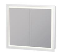 Duravit Duravit Vis pour panneau avec butée de porte L-Cube LED, 80x70x15,5 cm, blanc mat Quantité:1