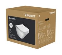 Duravit Duravit WC suspendu, cuvette à chasse profonde Set DuraStyle avec abattant, blanc Quantité:1