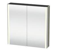 Duravit Duravit XSquare Armoire miroir universelle 80x80x15,5 cm, st-g s-mat, 2 portes, LED Quantité:1