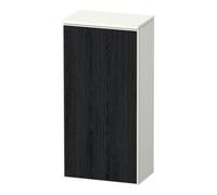 Duravit Duravit Zencha Demi-colonne 40x24x81,9 cm, 1 porte, à droite, blanc/noir mat Quantité:1