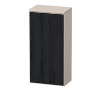 Duravit Duravit Zencha Demi-colonne 40x24x81,9 cm, 1 porte, à gauche, noir/taupe mat Quantité:1