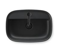 Duravit Duravit Zencha Lavabo à poser 55x39 cm, m L, HLP, sans trop-plein, gris anthracite mat Quantité:1