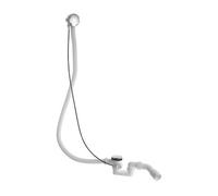 Duravit Garniture vidage/trop-plein D-Code - chrome, sortie horizontale, câble Bowden prolongé