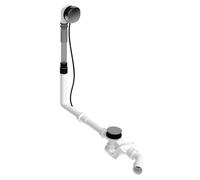 Duravit Bonde et trop-plein 792202000001000 Câble Bowden longueur 65 cm, d= 5,2 cm, pour baignoires avec évacuation centrale, chromé
