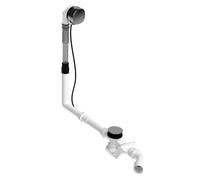 Duravit Siphon de baignoire Quadroval Chrome câble Bowden 65 cm 792203000001000